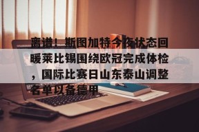 亚博游戏官网离谱！斯图加特今夜状态回暖莱比锡围绕欧冠完成体检，国际比赛日山东泰山调整名单以备德甲的简单介绍